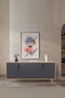 Hanah Home Sırma 4816 Consola Roble Zafiro y Antracita